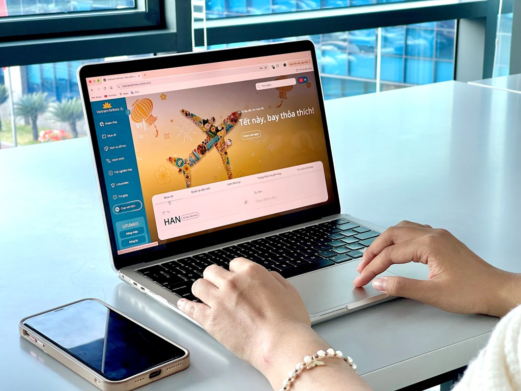 Vietnam Airlines chính thức giới thiệu website mới: “Cửa ngõ số” trong chiến lược hãng hàng không 5 sao